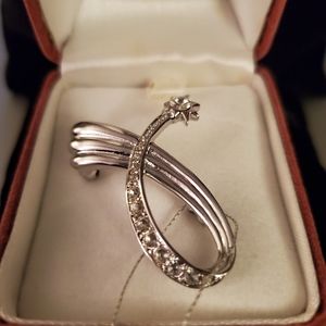 Brooch with Swarovski Crystals